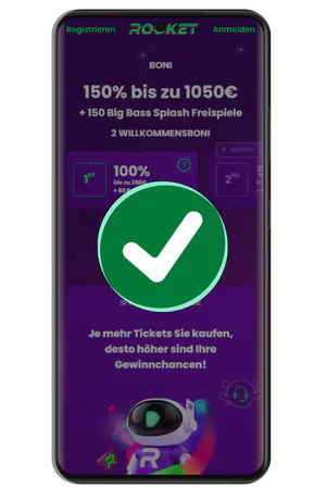 Rocket Casino App erfolgreich installiert und bereit zum Starten