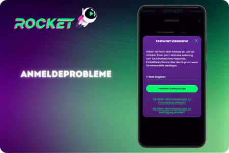 Anmeldeprobleme Rocket Casino sign up